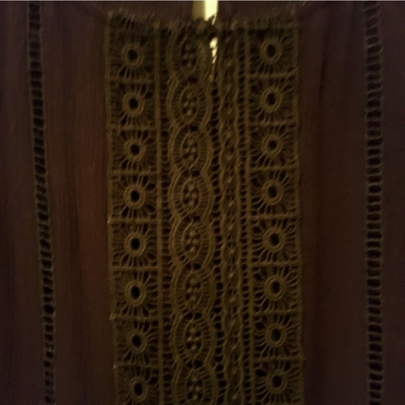 KUT FROM THE KLOTH Black Lace Long Bell Sleeve Top - Picture 4 of 11